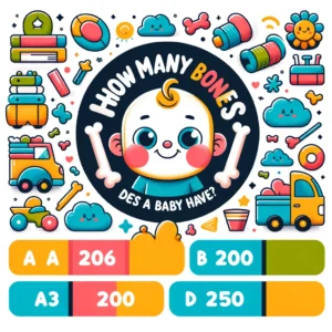how many bones does a baby have