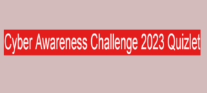 Cyber Awareness Challenge 2023 Quizlet