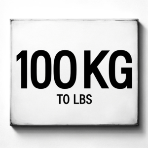 100 kg to lbs 